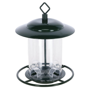 Hrănitoare pentru păsări Kerbl Dillenberg, plastic/metal, 17,5 x 17,5 x 21,5 cm