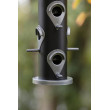 Hrănitoare pentru păsări Kerbl Kehlstein, plastic/metal, 15 x 15 x 35 cm