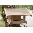 Hrănitoare pentru păsări Kerbl Leitenberg, lemn, 40 x 32 x 24,5 cm