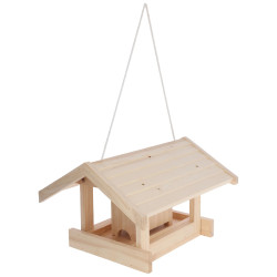 Hrănitoare pentru păsări Kerbl Leitenberg, lemn, 40 x 32 x 24,5 cm