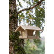 Hrănitoare pentru păsări Kerbl Leitenberg, lemn, 40 x 32 x 24,5 cm