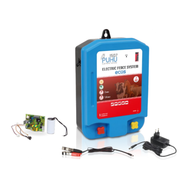 Sursă de alimentare PUHU duo pentru gard electric 2J cu adaptor 12V/2A