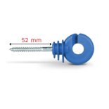 Izolator circular - ABS 52 mm - cu șurub - extrem de durabil 