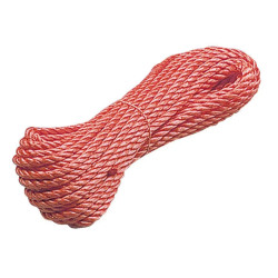 Frânghie KERBL 377 POLY 20 m / 10 mm / 175 kg, portocalie