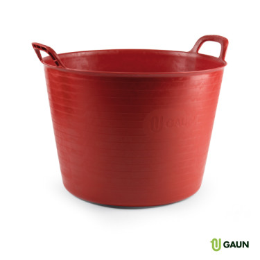 Gaun Coș, găleată, roșu flexibil 42 l