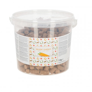 Pamlsek pro koně DELIZIA, mrkev, 3 kg  