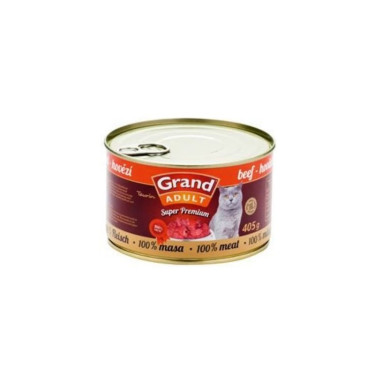 GRAND SuperPremium pentru pisici, carne de vită - 405g  