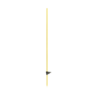 Stâlp din fibră de sticlă cu pedala pentru gard electric – 125 cm