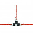 Litzclip® conector pentru cordelină - formă T - 3 mm - 5 buc