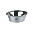 Suport + 2 boluri din inox, 2x2800 ml, negru