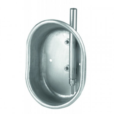 Adăpătoare tip bol, din inox, pentru îngrășare, 19 x 27 x 11 cm