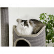 Suport de zgâriat, pentru pisici, Tiana, gri, 70 x 56 x 130 cm  
