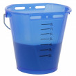 KERBL Găleată de adăpare din plastic, transparentă, albastră