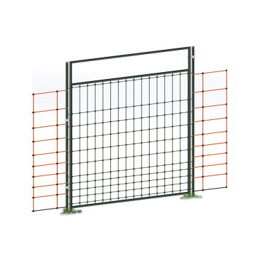 Poartă de intrare pentru plasă de gard electric, 125 cm