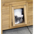 Culcuș pentru pisici - casă pentru pisici LODGE, 77x50x73cm