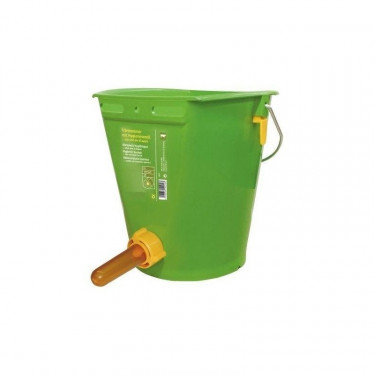 Găleată de udare din plastic cu supapă igienică  