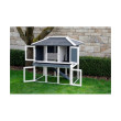 KERBL Căsuță pentru iepuri cu țarc VILLA – pentru iepuri și alte rozătoare, 118 x 68 x 118 cm  