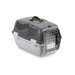 Transportator pentru câini și pisici Gulliver 1 DELUXE, 48x32x31cm, gri  