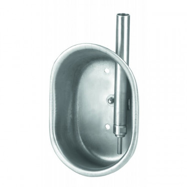 Adăpătoare tip bol, inox, pentru preîngrășarea porcilor, 15 x 21 x 9 cm