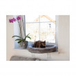 Kerbl culcuș pentru pisici pentru pervaz, gri, 55 x 35 cm