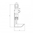 Adăpătoare tip cupă Mono, 1/2", inox, pentru purcei