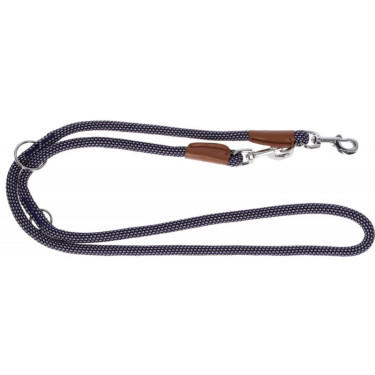 Kerbl lesă reglabilă pentru câini Phoenix albastră 14 mm / 200 cm