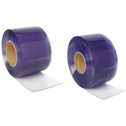 Cortină lamelară – bandă PVC transparentă (rolă)