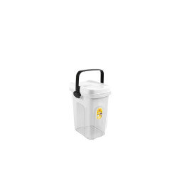 Container pentru hrană Fusto, transparent/maro cenușiu