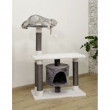 Kerbl Ansamblu de zgâriat pentru pisici Jade Darklight, gri/alb, 96 x 70 x 35 cm 