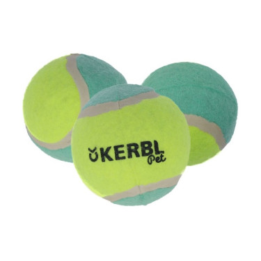 Kerbl Set de mingi de tenis, galben/turcoaz