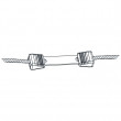 Litzclip® conector pentru fir 3 mm - 10 buc