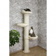 Ansamblu pentru pisici DOLOMIT Tower - scărpinător pentru pisici bej, 38 x 187 cm  