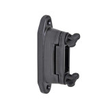Izolator de colț gard electric, plat pentru bandă de până la 40 mm, pentru cui sau șurub - 10 buc. 