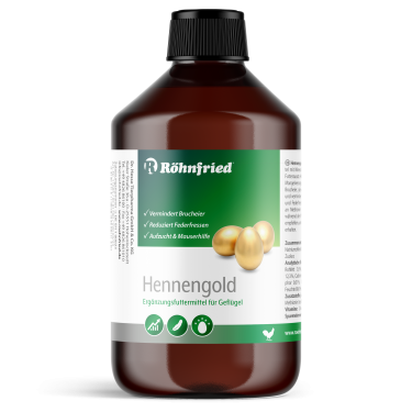 HENNENGOLD – supliment alimentar pentru ouă puternice și pene sănătoase, 5L