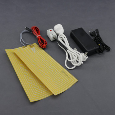 Încălzire cu termostat pentru coșul de găini, căsuțe 12V/72W