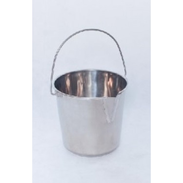 Găleată din oțel inoxidabil cu cioc mare de scurgere 14l