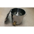 Găleată din oțel inoxidabil cu supapă și capac 18l