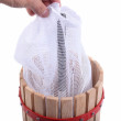 Presă de fructe din lemn - 12 litri