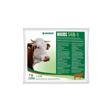 Mikros S4B-1 hrană suplimentară pentru bovine (vaci la îngrășat, vaci de lapte) 3kg