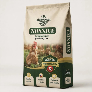 AGF granule pentru găini ouătoare – furaj complet pentru găini ouătoare productive 25 kg
