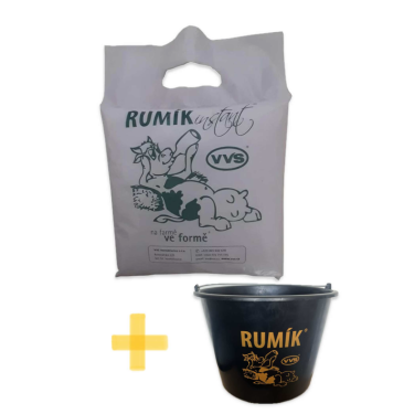 Băutură energizantă pentru vaci de lapte Rumík 0,5 kg – LA CUMPĂRAREA A 3 BUC. CADOU GĂLEATĂ PENTRU FURAJE!!
