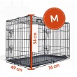 Cușcă de transport pentru câine sau pisică | dimensiune M, gri